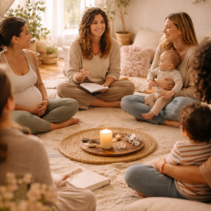 Grupos (gestantes, crianza, apoyo en maternidad)